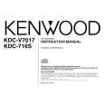 KENWOOD KDCV7017 Instrukcja Obsługi
