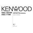 KENWOOD KRC-V879R Instrukcja Obsługi