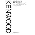 KENWOOD KRX-792 Instrukcja Obsługi