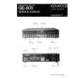 KENWOOD GE-800 Instrukcja Serwisowa