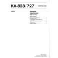 KENWOOD KA-828 Instrukcja Obsługi