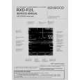 KENWOOD RXD-F2 Instrukcja Serwisowa