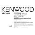 KENWOOD KRC435 Instrukcja Obsługi