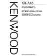 KENWOOD KR-A46 Instrukcja Obsługi