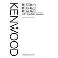 KENWOOD KRC-870 Instrukcja Obsługi