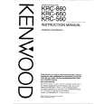 KENWOOD KRC560 Instrukcja Obsługi