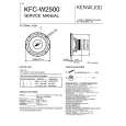 KENWOOD KFCW2500 Instrukcja Serwisowa
