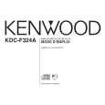 KENWOOD KDC-F324A Instrukcja Obsługi