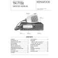 KENWOOD TK7150 Instrukcja Serwisowa