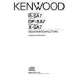 KENWOOD X-SA7 Instrukcja Obsługi