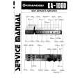 KENWOOD KA1000 Instrukcja Serwisowa