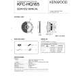 KENWOOD KFCHQ165 Instrukcja Serwisowa