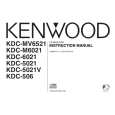 KENWOOD KDC-MV6521 Instrukcja Obsługi