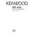 KENWOOD DPF-3030 Instrukcja Obsługi