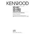 KENWOOD XD951 Instrukcja Obsługi