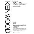 KENWOOD KDC7000 Instrukcja Obsługi