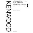 KENWOOD KX-W6020 Instrukcja Obsługi