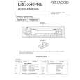 KENWOOD KDC226PH4 Instrukcja Serwisowa