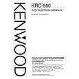 KENWOOD KRC960 Instrukcja Obsługi