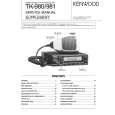 KENWOOD TK981 Instrukcja Serwisowa
