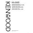 KENWOOD KA550D Instrukcja Obsługi