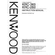 KENWOOD KRC260 Instrukcja Obsługi