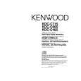 KENWOOD KDC-C465 Instrukcja Obsługi