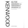 KENWOOD KA7010 Instrukcja Obsługi