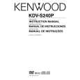 KENWOOD KDV-S240P Instrukcja Obsługi