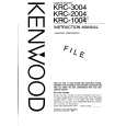 KENWOOD KRC2004 Instrukcja Obsługi