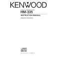 KENWOOD HM335 Instrukcja Obsługi