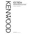 KENWOOD KX-78CW Instrukcja Obsługi