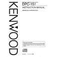 KENWOOD DPC151 Instrukcja Obsługi