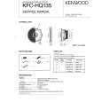 KENWOOD KFCHQ135 Instrukcja Serwisowa