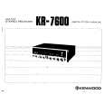 KENWOOD KR-7600 Instrukcja Obsługi