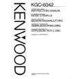 KENWOOD KGC6042 Instrukcja Obsługi