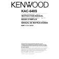 KENWOOD KAC648S Instrukcja Obsługi
