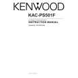 KENWOOD KAC-PS501F Instrukcja Obsługi