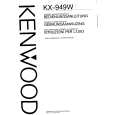 KENWOOD KX949W Instrukcja Obsługi