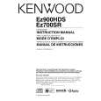 KENWOOD EZ700SR Instrukcja Obsługi