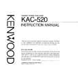 KENWOOD KAC520 Instrukcja Obsługi