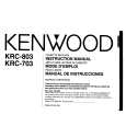 KENWOOD KRC703 Instrukcja Obsługi