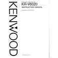 KENWOOD KRV6020 Instrukcja Obsługi