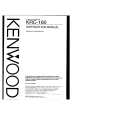 KENWOOD KRC160 Instrukcja Obsługi
