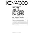 KENWOOD VR705 Instrukcja Obsługi