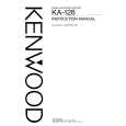 KENWOOD KA128 Instrukcja Obsługi