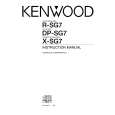 KENWOOD X-SG7 Instrukcja Obsługi