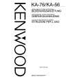 KENWOOD KA56 Instrukcja Obsługi