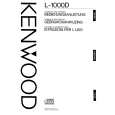 KENWOOD L-1000D Instrukcja Obsługi