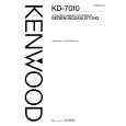 KENWOOD KD-7010 Instrukcja Obsługi